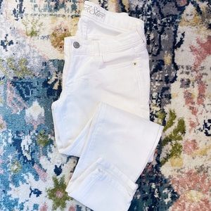 White Rockstar Jeans